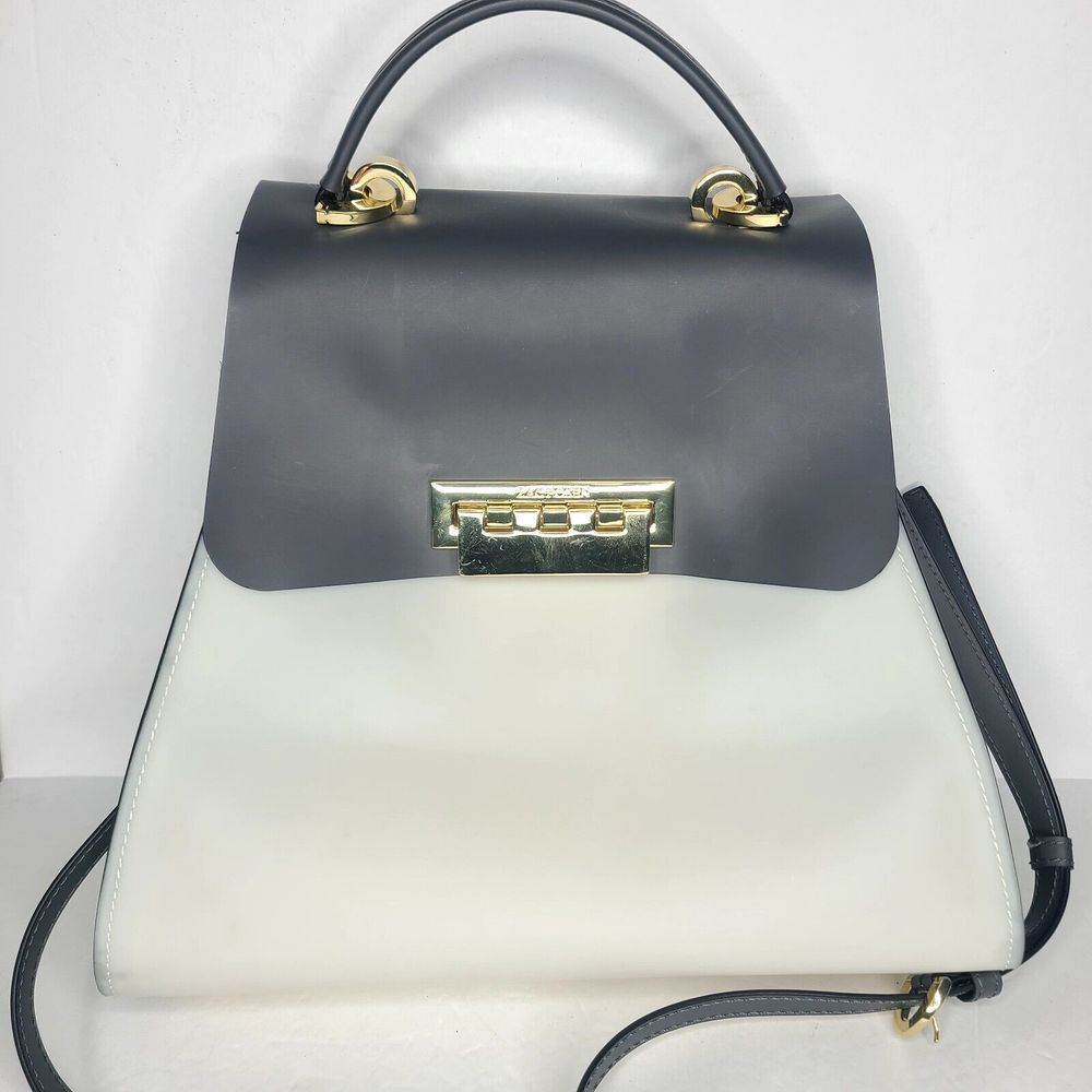 Zac Posen EARTHA Translucent PVC Jelly Satchel Shoulder‎ Bag Multicolor